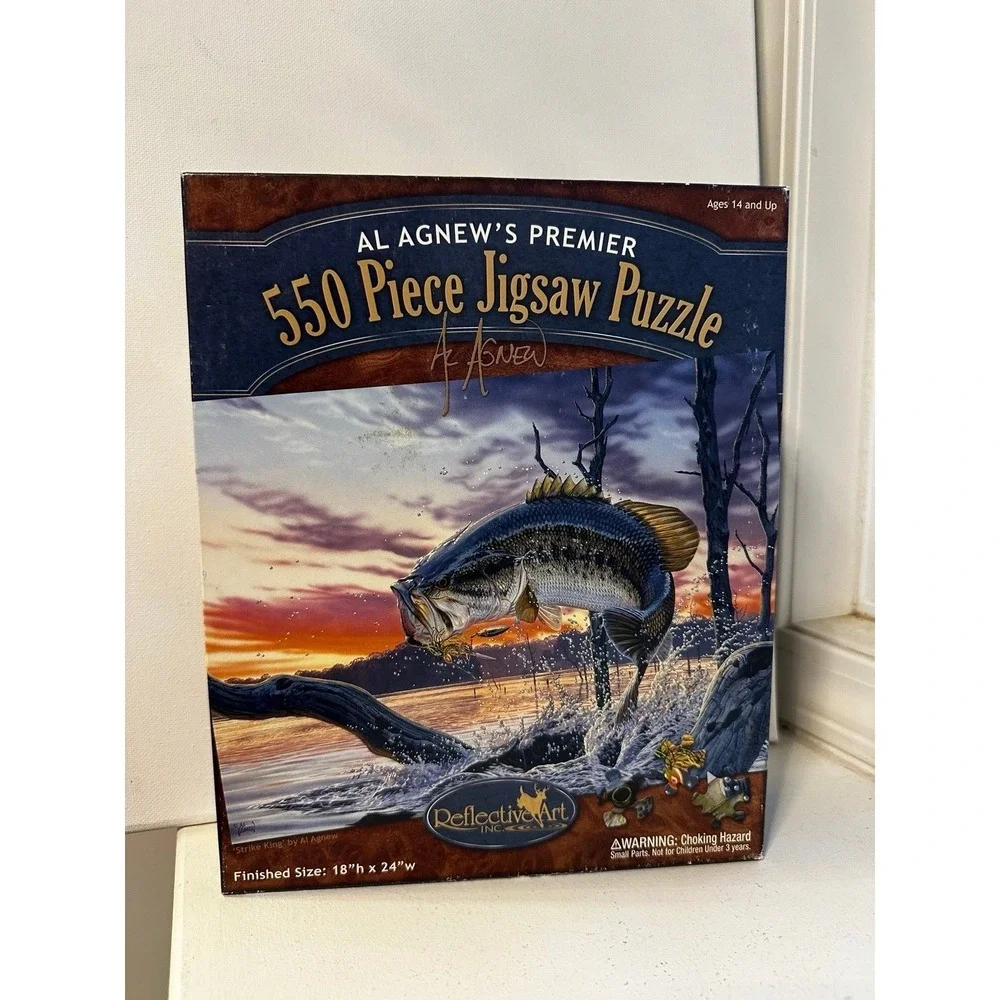 Reflective Art 550-piece puzzle Al Agnew 